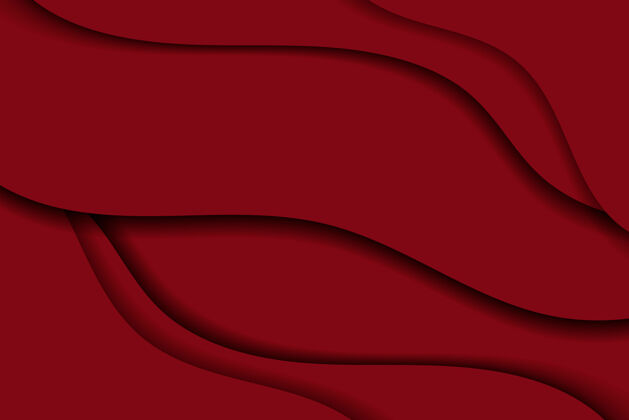 复制空间抽象波浪红色背景空白空间抽象波浪图案