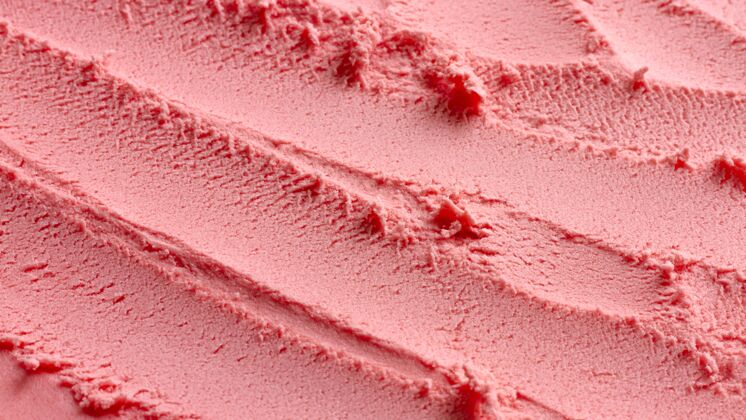食物顶视图单色冰淇淋凉爽可口甜点
