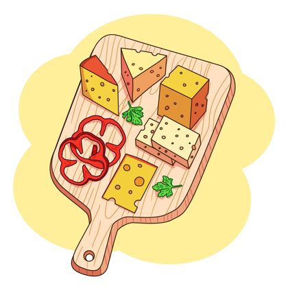 奶酪板手绘奶酪板美味板品种