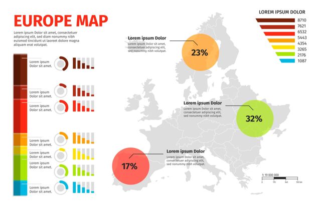 演变平面欧洲地图信息图地图信息增长