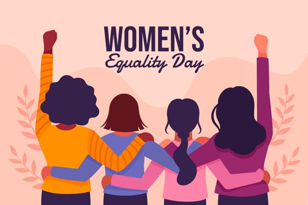 8月26日妇女平等日插画平等女性平等平面设计