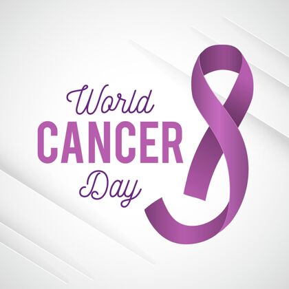 团结世界癌症日癌症标志符号