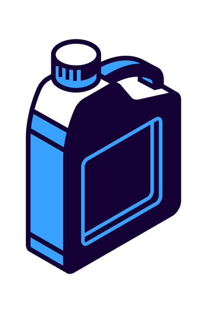石油汽油罐等距图标 液体储存容器示意图汽油容器燃料