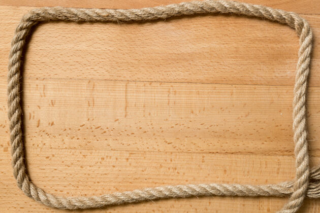 甲板用于文本或从木板上的船用绳索查看的框架领带粗糙板