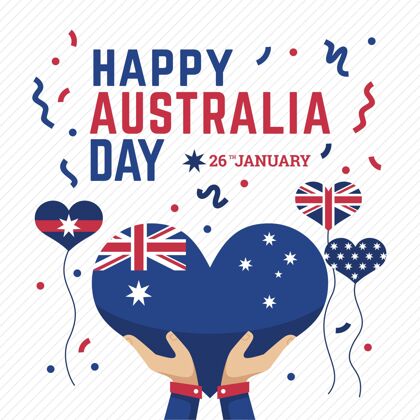 澳大利亚澳大利亚平面设计日设计爱国主义平面
